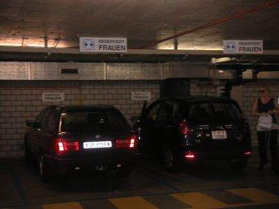 parking reserviert frauen